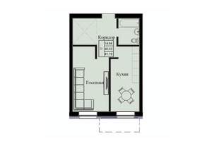 1-к квартира, вторичка, 41м2, 8/10 этаж