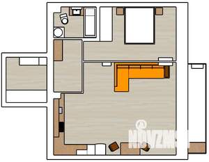 2-к квартира, вторичка, 62м2, 5/8 этаж