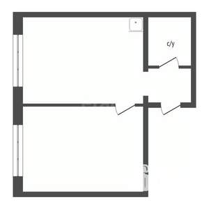 2-к квартира, вторичка, 30м2, 5/5 этаж