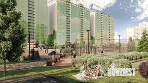 2-к квартира, строящийся дом, 67м2, 16/19 этаж