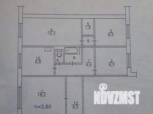 4-к квартира, вторичка, 82м2, 10/10 этаж