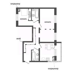 3-к квартира, вторичка, 73м2, 11/17 этаж