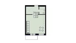 1-к квартира, строящийся дом, 41м2, 3/10 этаж
