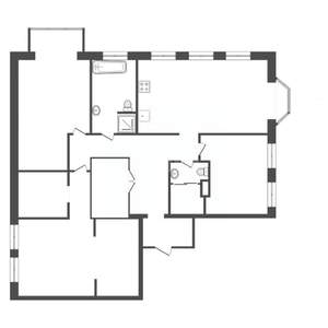 4-к квартира, вторичка, 153м2, 4/7 этаж