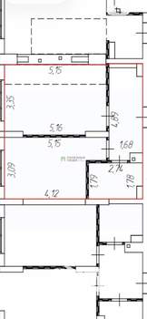 2-к квартира, вторичка, 45м2, 23/23 этаж