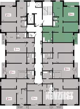 3-к квартира, вторичка, 86м2, 5/17 этаж