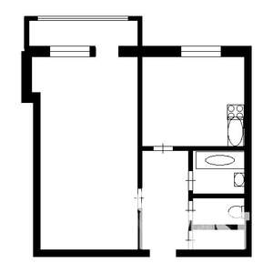 1-к квартира, вторичка, 29м2, 9/9 этаж