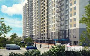 1-к квартира, строящийся дом, 39м2, 6/9 этаж