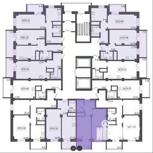 1-к квартира, вторичка, 40м2, 12/17 этаж