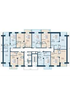 1-к квартира, сданный дом, 42м2, 4/18 этаж