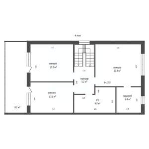 4-к квартира, вторичка, 152м2, 3/6 этаж