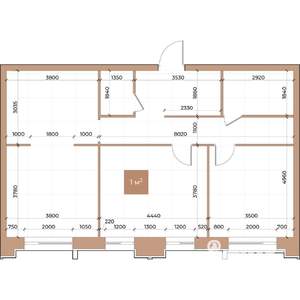 2-к квартира, вторичка, 78м2, 2/24 этаж