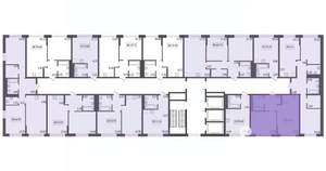 2-к квартира, вторичка, 42м2, 15/17 этаж