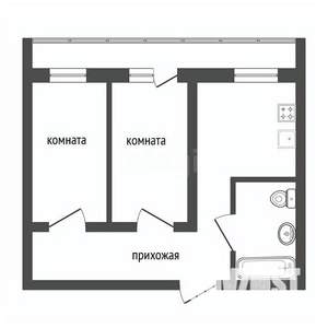 1-к квартира, вторичка, 35м2, 3/10 этаж