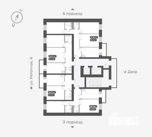 2-к квартира, вторичка, 63м2, 11/16 этаж