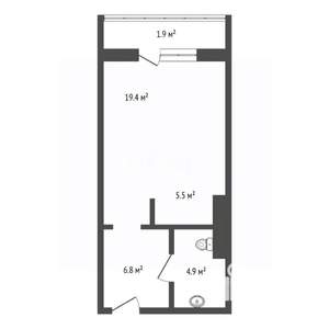 1-к квартира, вторичка, 40м2, 11/17 этаж