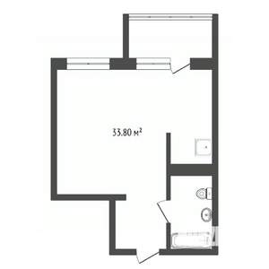 1-к квартира, вторичка, 34м2, 8/24 этаж