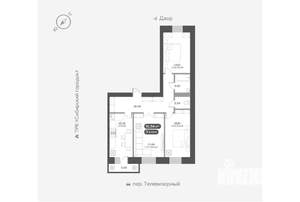 3-к квартира, вторичка, 82м2, 16/16 этаж