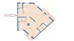 4-к квартира, вторичка, 160м2, 8/8 этаж