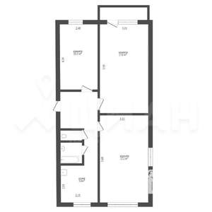 3-к квартира, вторичка, 63м2, 3/5 этаж