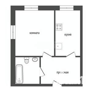 1-к квартира, вторичка, 30м2, 15/24 этаж