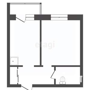 1-к квартира, вторичка, 45м2, 10/16 этаж