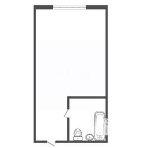 Студия квартира, вторичка, 17м2, 4/5 этаж