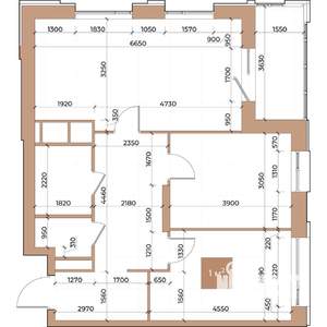 2-к квартира, вторичка, 70м2, 14/24 этаж