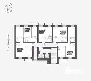 2-к квартира, вторичка, 63м2, 10/16 этаж