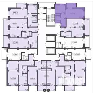 1-к квартира, строящийся дом, 37м2, 6/17 этаж