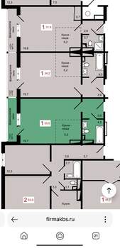 Студия квартира, вторичка, 30м2, 8/25 этаж