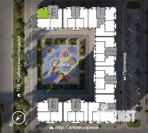 2-к квартира, вторичка, 53м2, 12/16 этаж