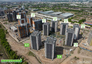 3-к квартира, сданный дом, 77м2, 10/17 этаж