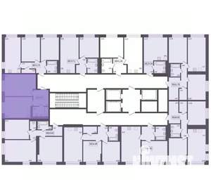 2-к квартира, вторичка, 47м2, 6/17 этаж