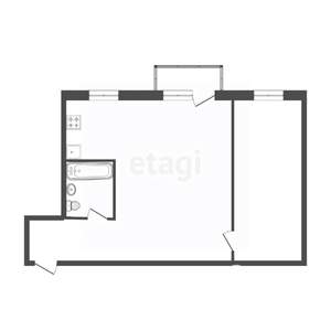 2-к квартира, вторичка, 42м2, 5/5 этаж