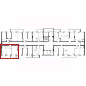 2-к квартира, вторичка, 62м2, 12/18 этаж
