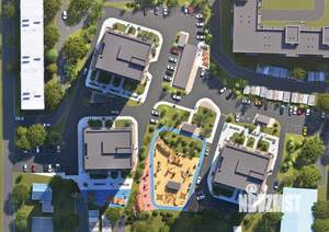 Студия квартира, строящийся дом, 30м2, 12/17 этаж