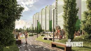 1-к квартира, строящийся дом, 40м2, 12/19 этаж