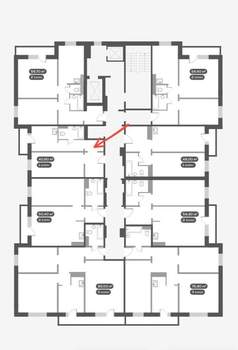 1-к квартира, вторичка, 43м2, 5/14 этаж