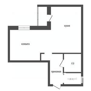 Студия квартира, вторичка, 32м2, 15/24 этаж