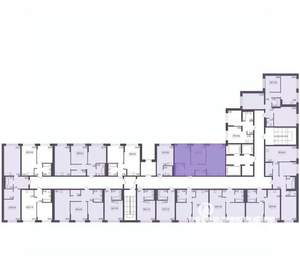 3-к квартира, вторичка, 57м2, 9/17 этаж