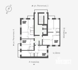 1-к квартира, вторичка, 37м2, 14/16 этаж