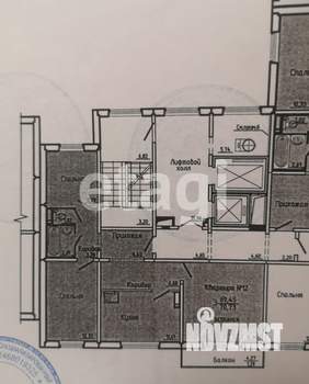 3-к квартира, вторичка, 71м2, 5/17 этаж