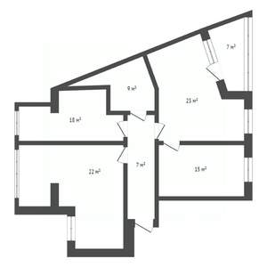4-к квартира, вторичка, 99м2, 9/9 этаж