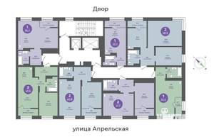 2-к квартира, вторичка, 46м2, 2/24 этаж