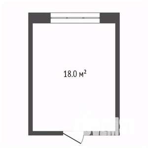 Студия квартира, вторичка, 18м2, 4/5 этаж