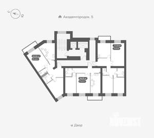 3-к квартира, вторичка, 77м2, 11/15 этаж