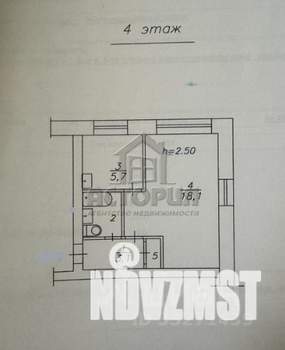 1-к квартира, вторичка, 30м2, 4/5 этаж