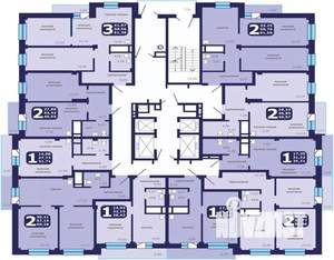 2-к квартира, вторичка, 54м2, 1/25 этаж