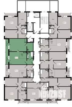 1-к квартира, строящийся дом, 68м2, 2/17 этаж